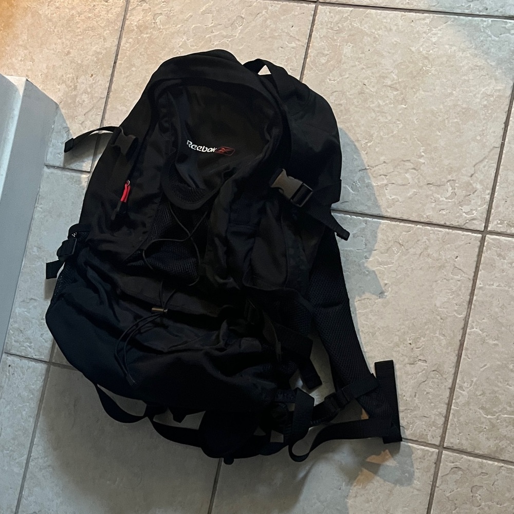 Reebok Jet Black Men's Backpack
